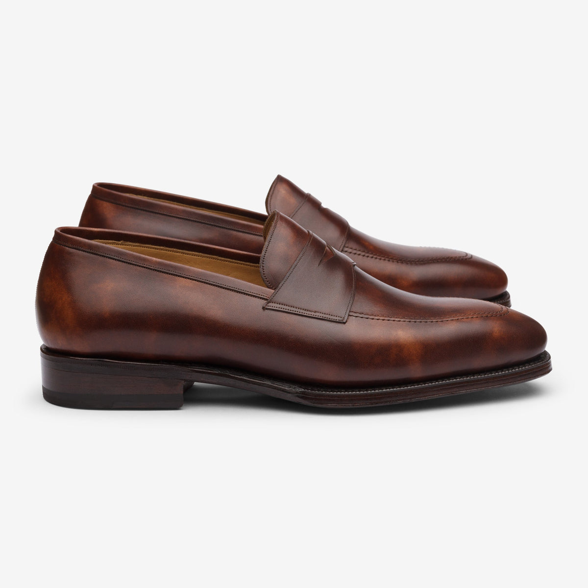 Penny Loafer - Brown Museum calf - Deer Last