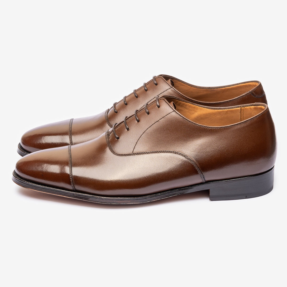 Straight Tip Oxford - Brown Calf