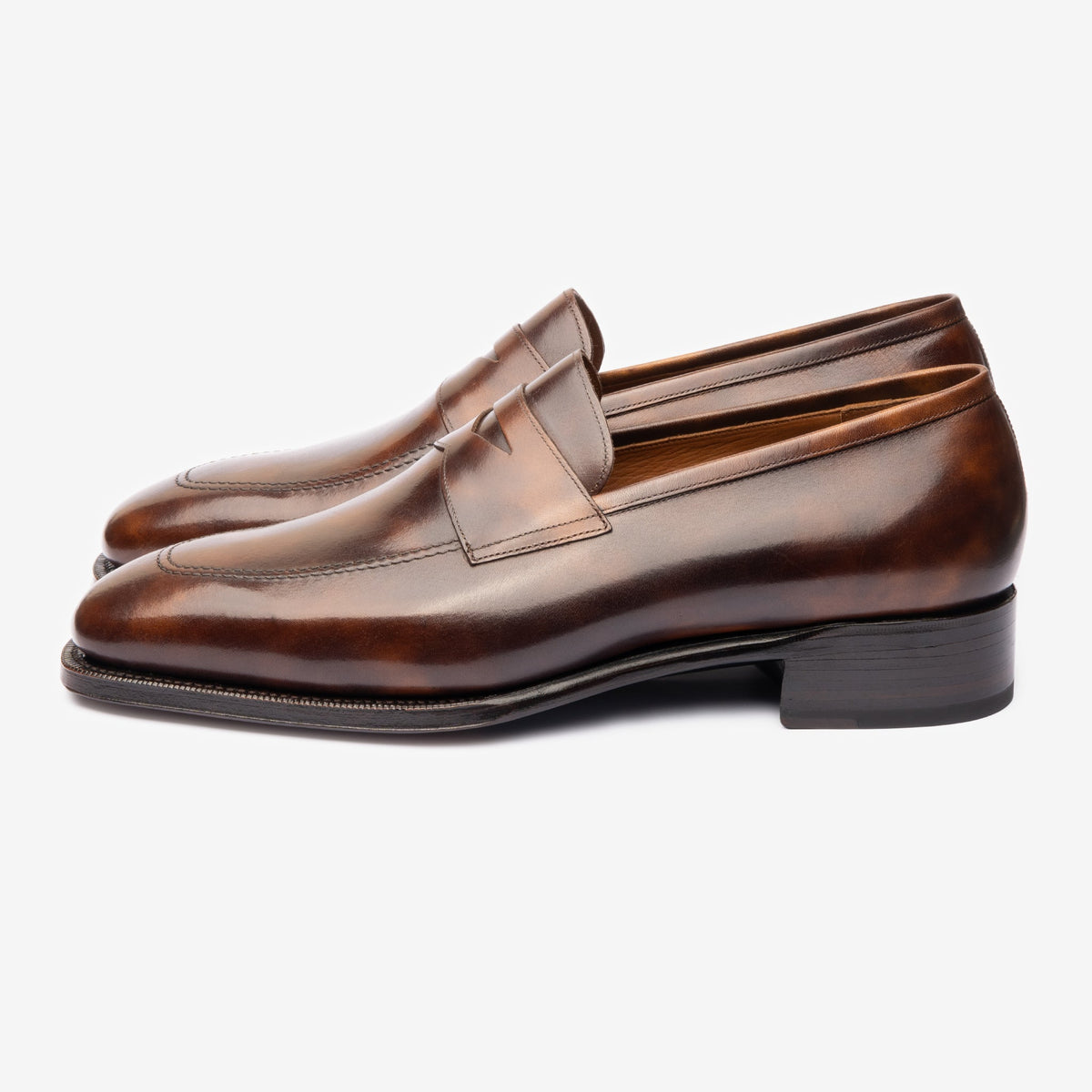 Penny Loafer | Brown Museum calf - Deer Last - Founders 25
