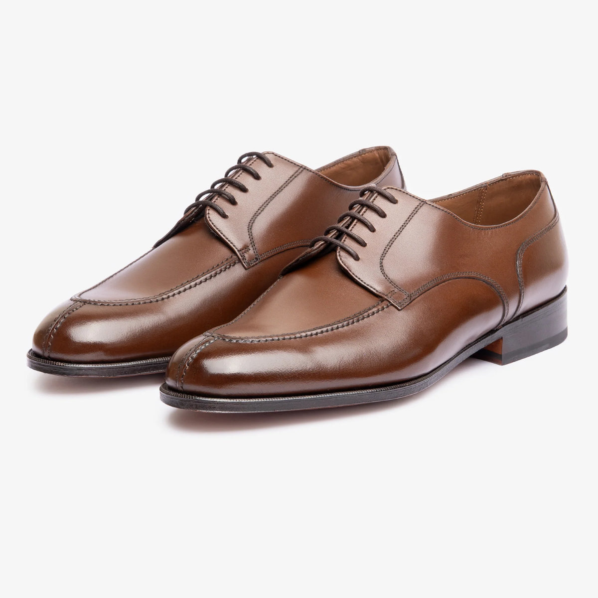 Y-Tip Derby - Brown Calf