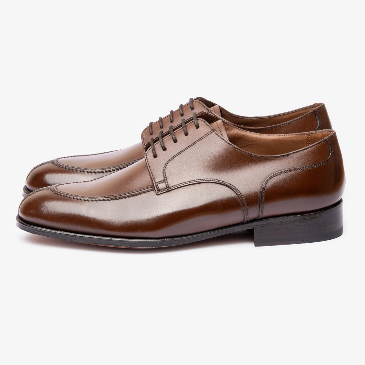 Y-Tip Derby - Brown Calf