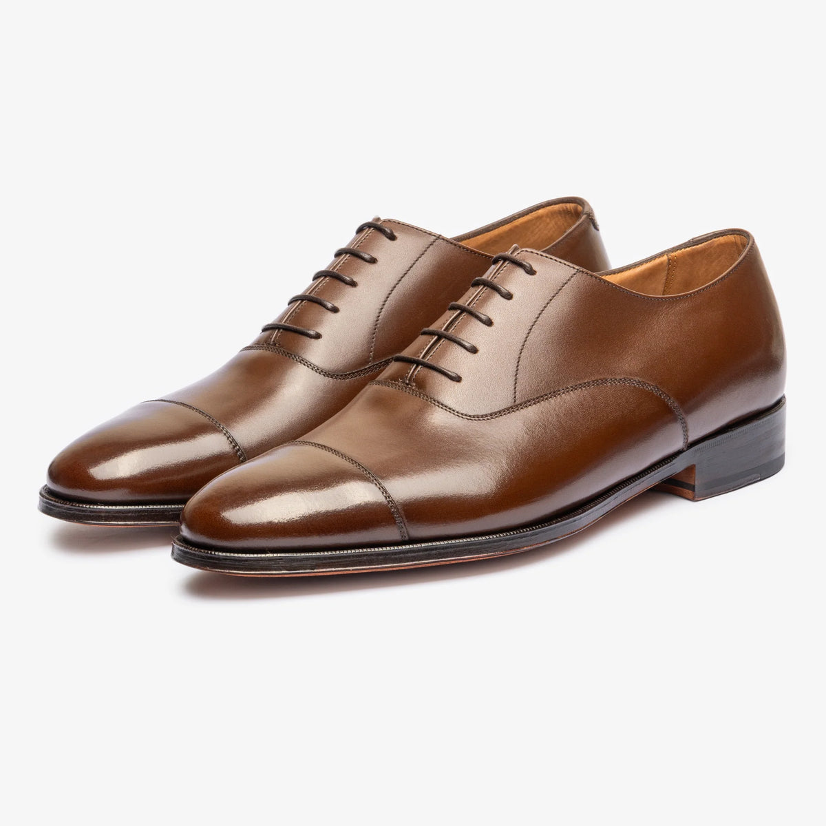 Straight Tip Oxford - Brown Calf