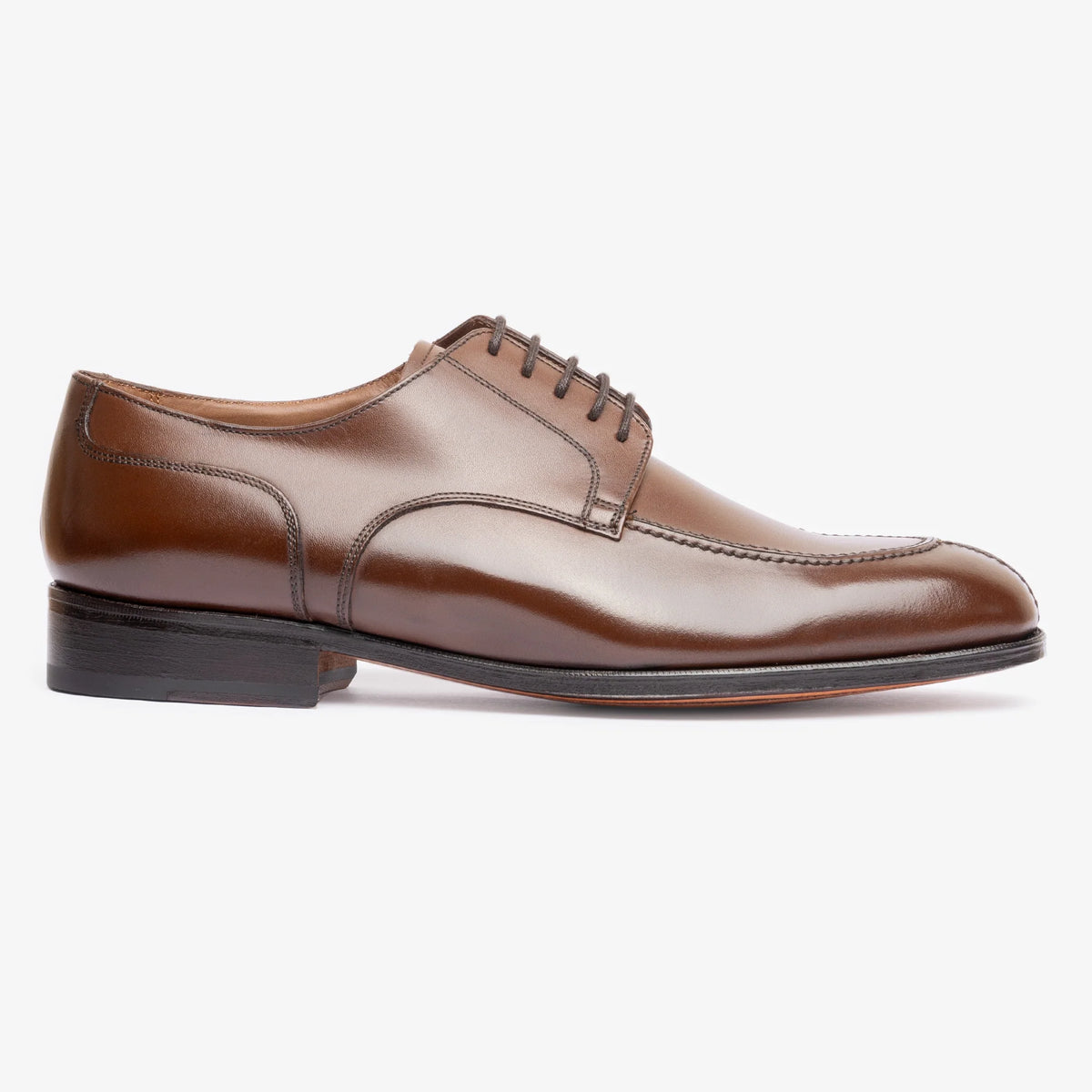 Y-Tip Derby - Brown Calf
