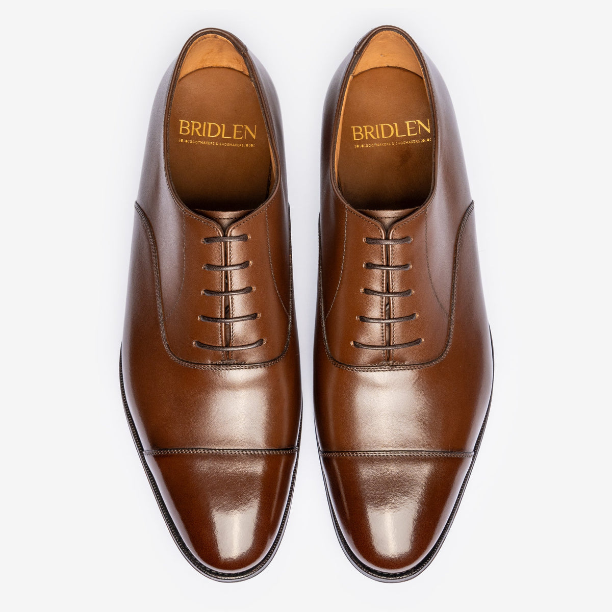 Straight Tip Oxford - Brown Calf
