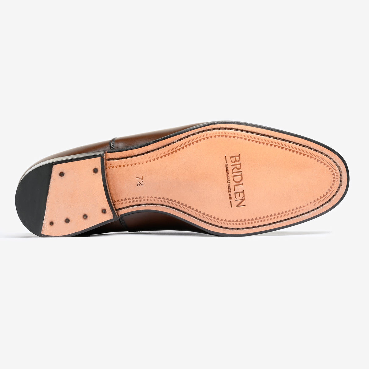 Punch Cap Oxford - Brown Calf