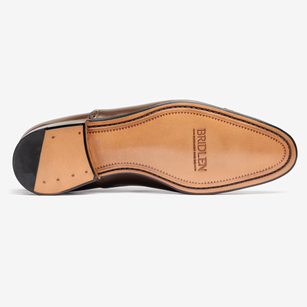 Semi Brogue Oxford - Brown Calf