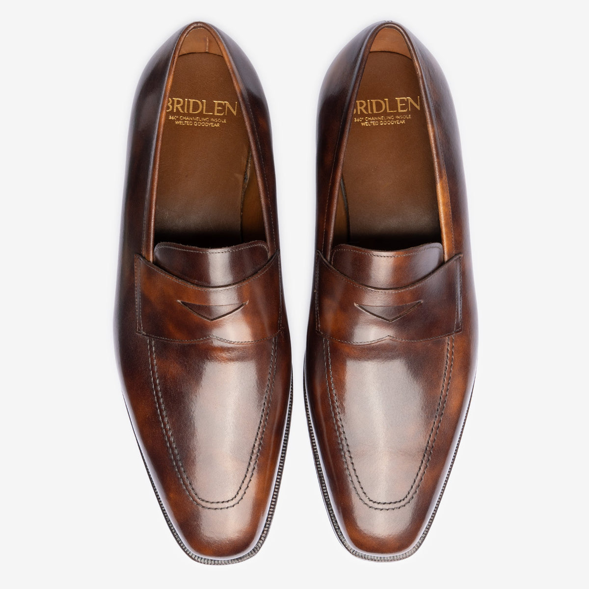 Penny Loafer | Brown Museum calf - Deer Last - Founders 25