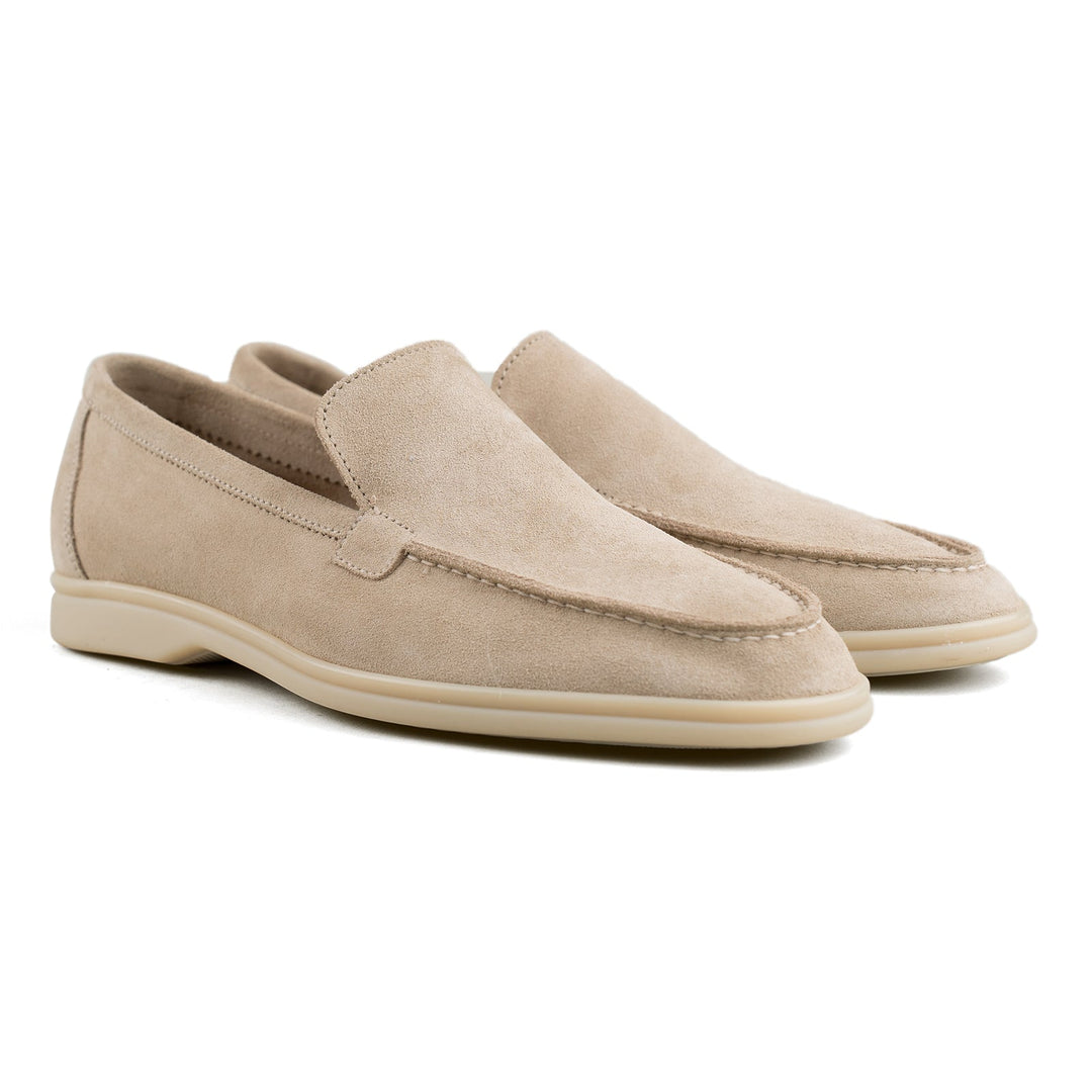 Berwick Palma Flex Venetian Mens Sand Suede Loafer 