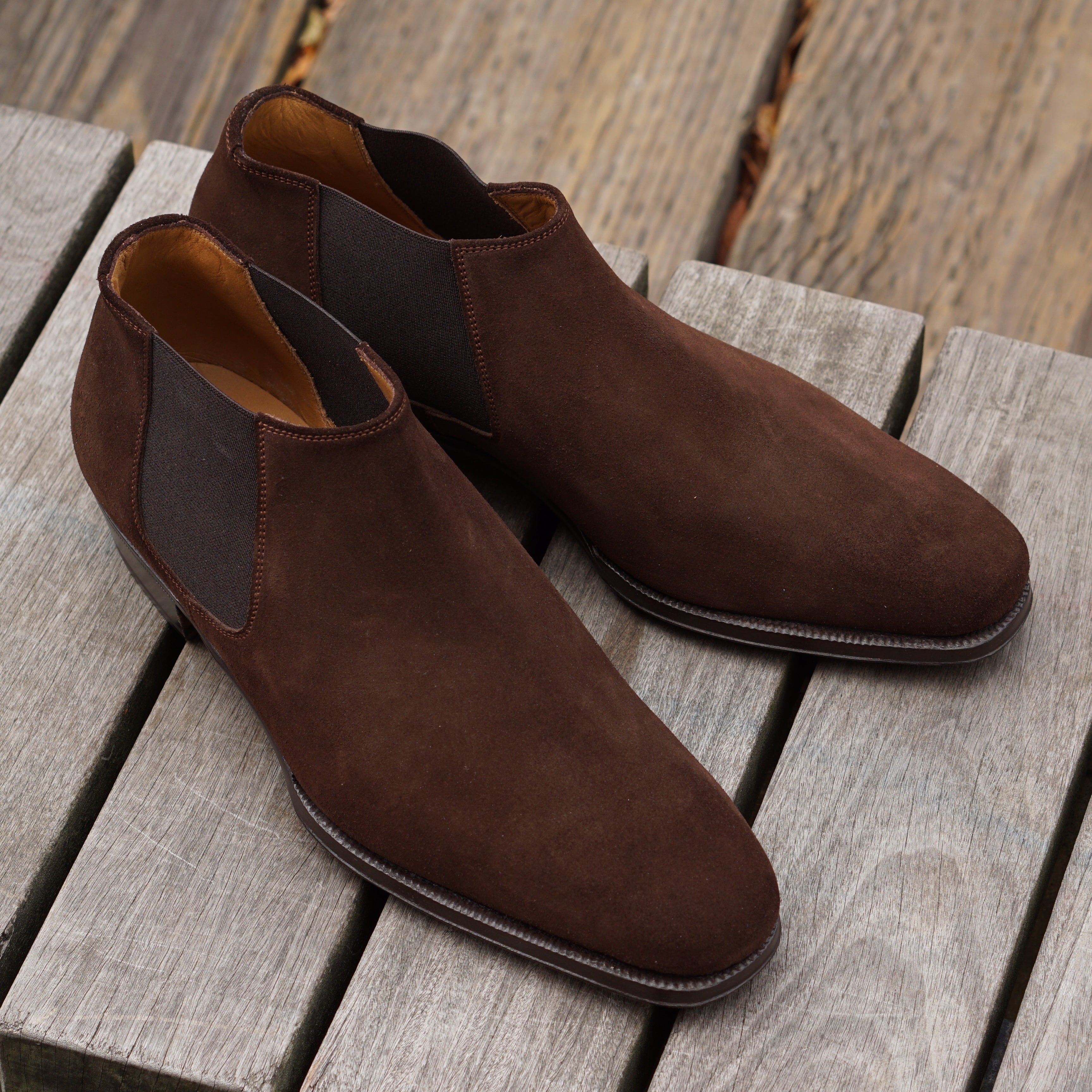 ENZO BONAFE CARY GRANT ブラウンスエード Enzo Bonafe Style Cary Grant - Superbuck Holborn