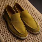 Load image into Gallery viewer, Palma Flex - Mustard Yellow Suede
