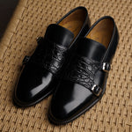 Load image into Gallery viewer, Style 3984 - Black Calf / Black Croc
