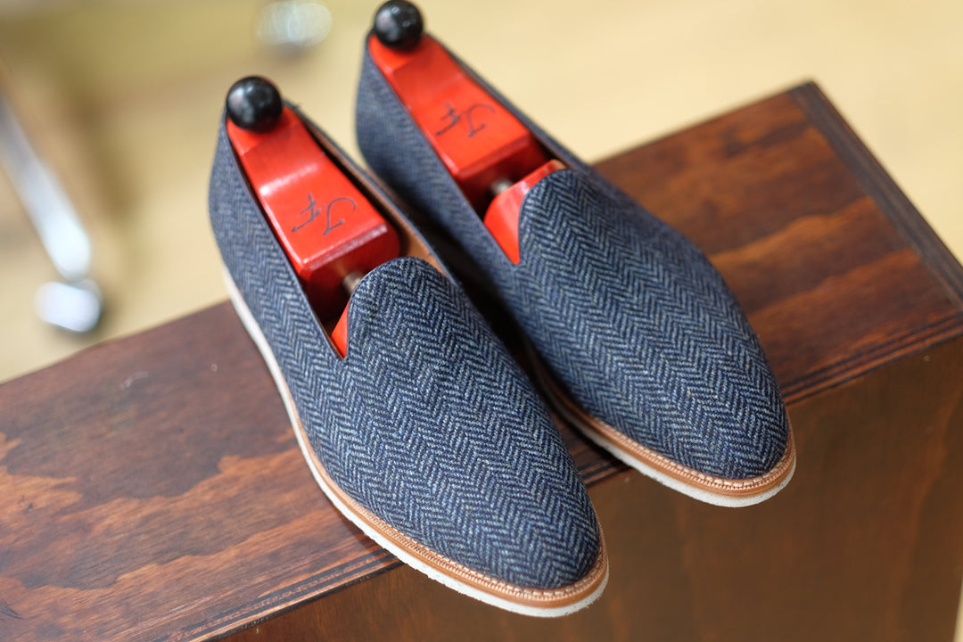 Laurelhurst II - Blue Tweed