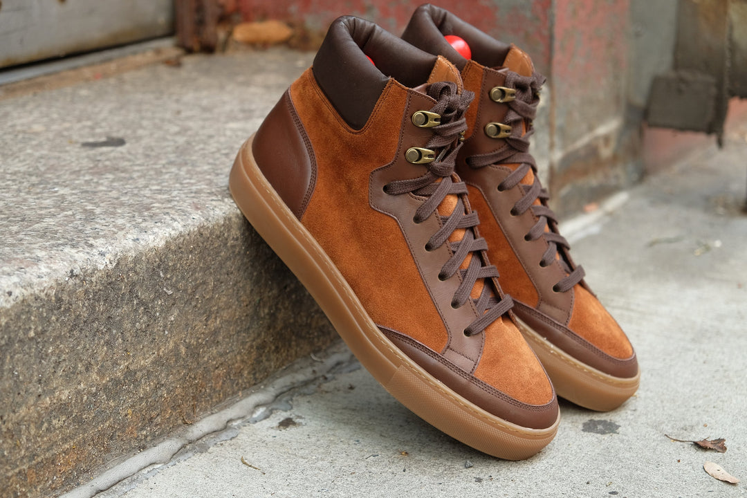 Richland - Cacao Calf / Cumin Suede / Gum Sole