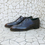 Load image into Gallery viewer, Full Brogue Wingtip Oxford - Espresso Patina
