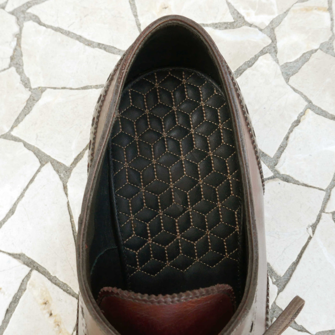 Full Brogue Wingtip Oxford- Marron Mediterraneo