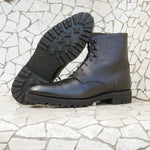 Load image into Gallery viewer, Derby Simple Boot - Black Patina
