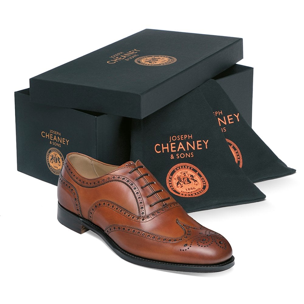 Cheaney - Arthur III - Dark Leaf Calf – Marketplace by The Shoe Snob