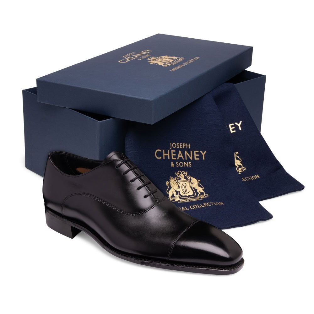 Cheaney - York - Black Calf – Marketplace by The Shoe Snob