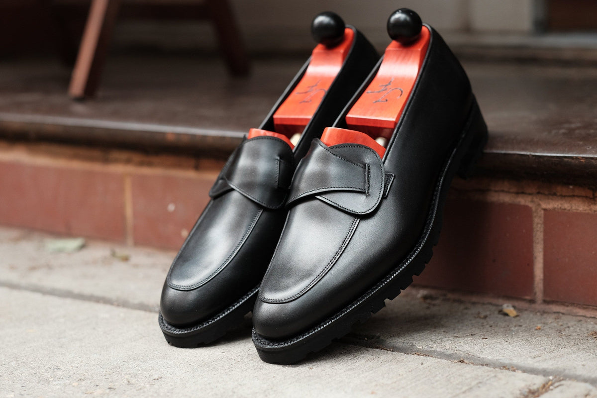Meridian - Black Calf-Butterfly Loafers-J.FitzPatrick Footwear