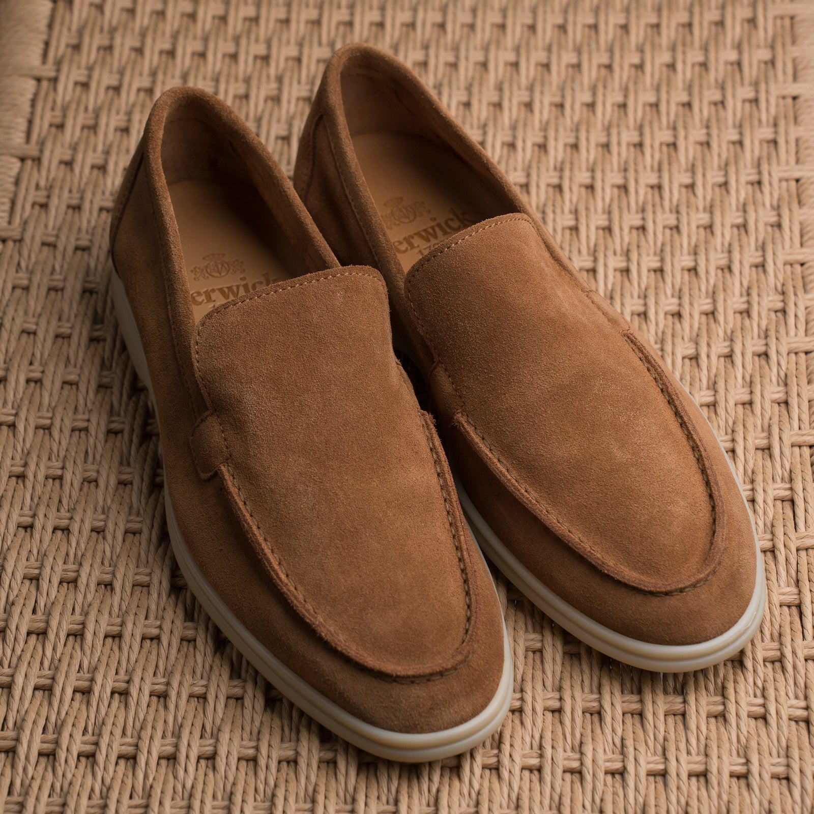 Berwick 24.5㎝ Berwick Venetian Loafer - Cognac Suede – Marketplace by The Shoe Snob