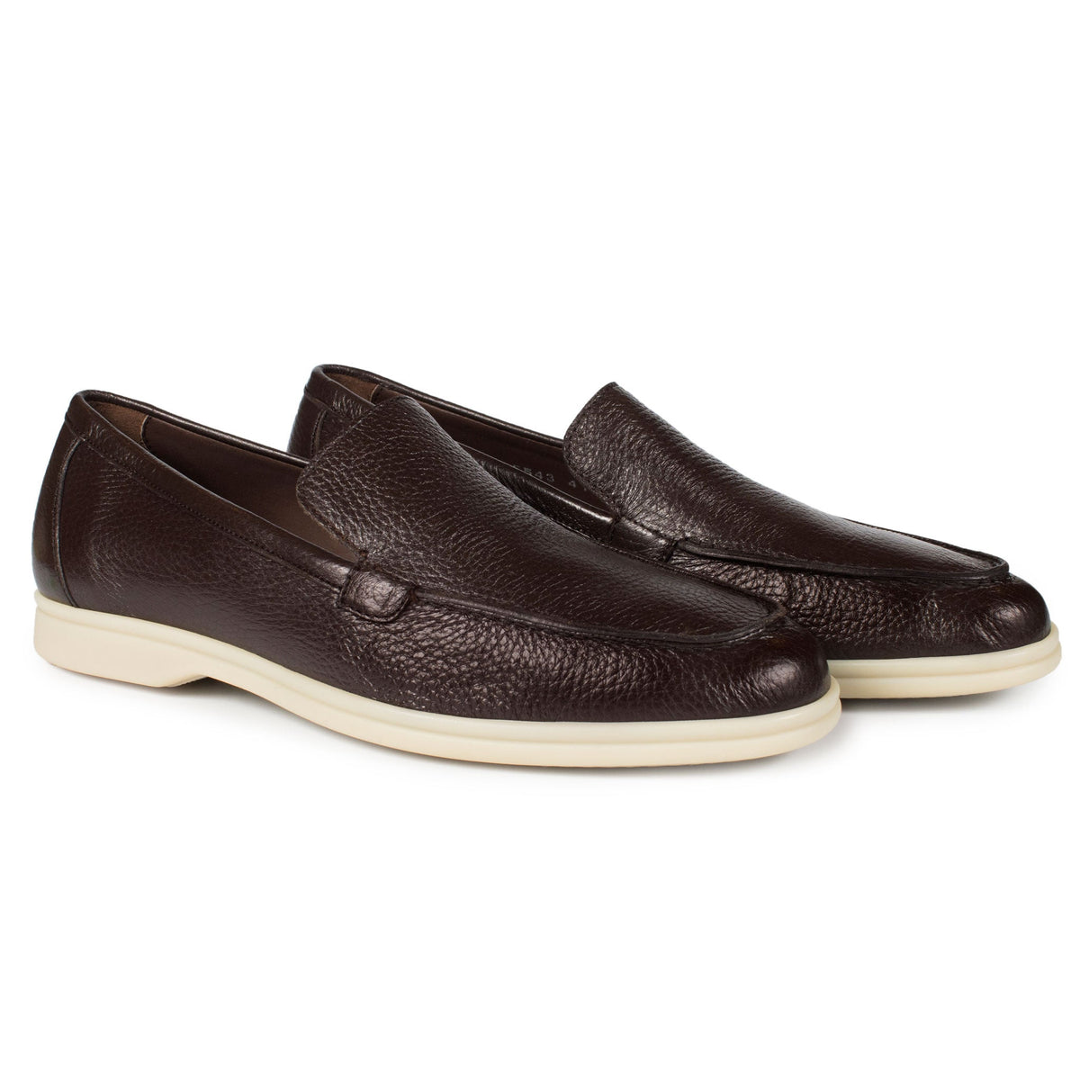 Berwick Palma Flex Venetian Mens Brown Deerskin Loafer