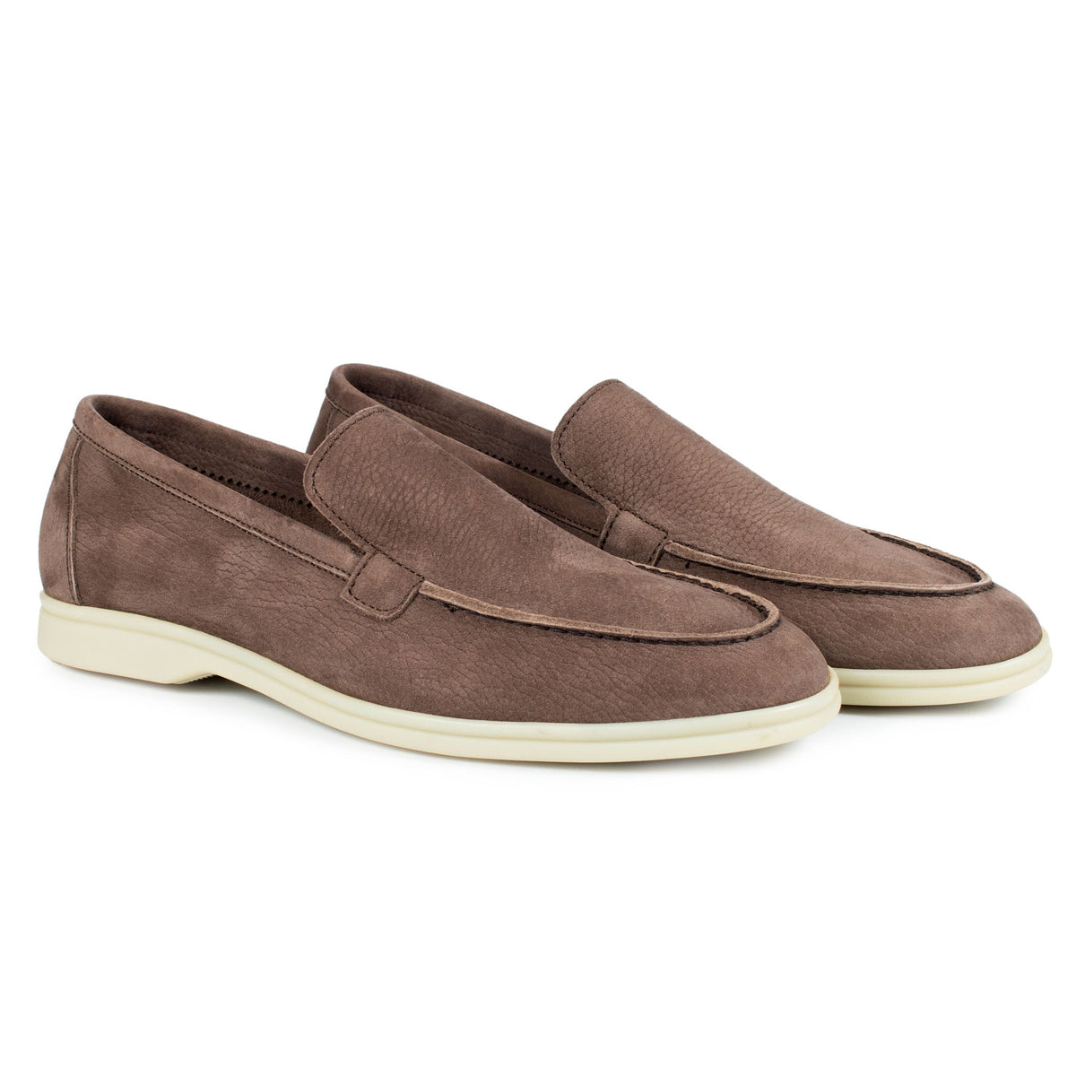 Berwick Palma Flex Venetian Mens Brown Nubuck Loafer