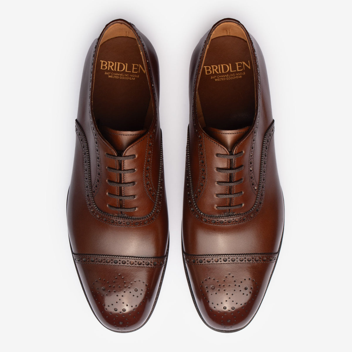 Semi Brogue Oxford | Brown - Char Last