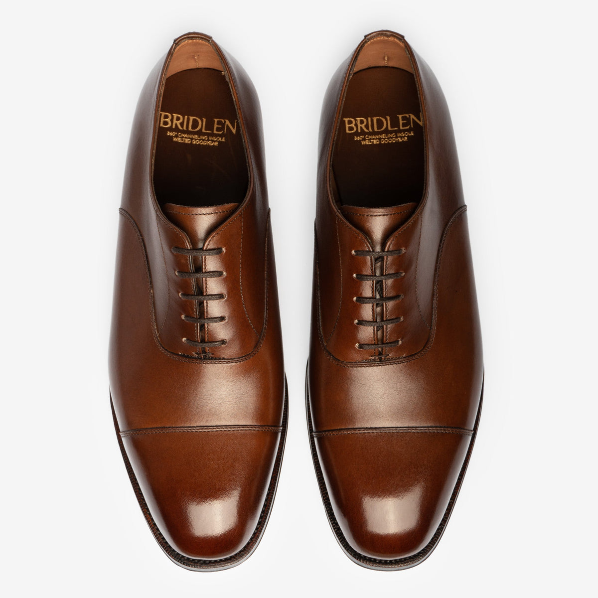 Straight Tip Oxford - Brown Calf