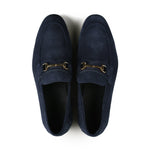 Load image into Gallery viewer, Blake Bit Loafer - Navy Suede