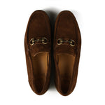 Load image into Gallery viewer, Bologna Bit Loafer - Snuff Brown Suede