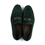 Load image into Gallery viewer, Blake Bit Loafer - Green Suede