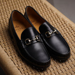 Load image into Gallery viewer, Bologna Bit Loafer - Black Calf