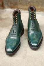 Load image into Gallery viewer, Wedgwood - Green Marble Patina / Green Grain - DEAD STOCK