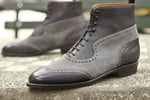 Load image into Gallery viewer, Pinehurst - Black Marble Patina / Grey Suede - DEAD STOCK