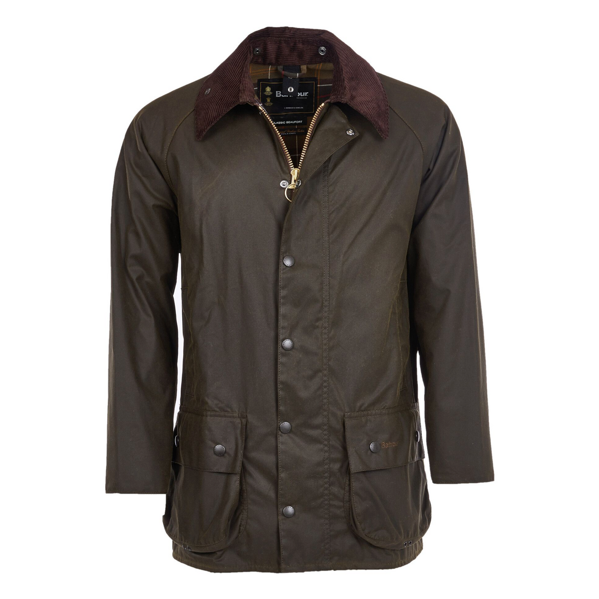 Beaufort Waxed Jacket - Olive